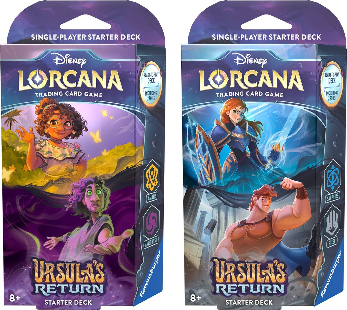 Disney Lorcana TCG - Ursula's Return - Starter Deck Display (8 Decks)