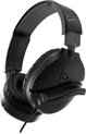 Zwarte Turtle Beach gaming headset met ruisonderdrukkende microfoon en comfortabele oorkussens.