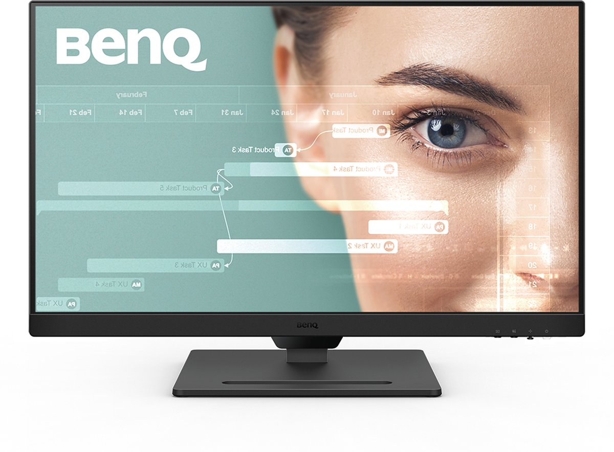BenQ GW2790T beeldscherm 27 inch - IPS 1080p Beeldscherm - FHD - Eye-Care - 100Hz verversingssnelheid - 5 ms - Ergo Design - In hoogte verstelbaar - Zwart