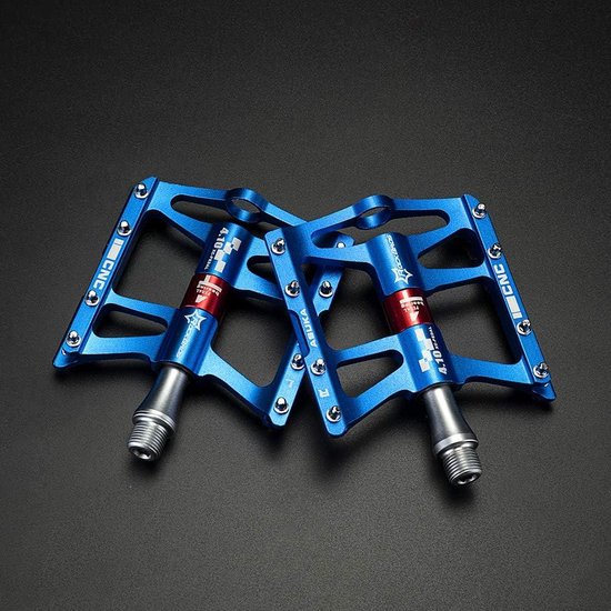 ROCKBROS Racefiets Pedalen 9/16 voor BMX MTB, Blauw ROCKBROS Racefiets Pedalen 9/16 voor BMX MTB, Blauw