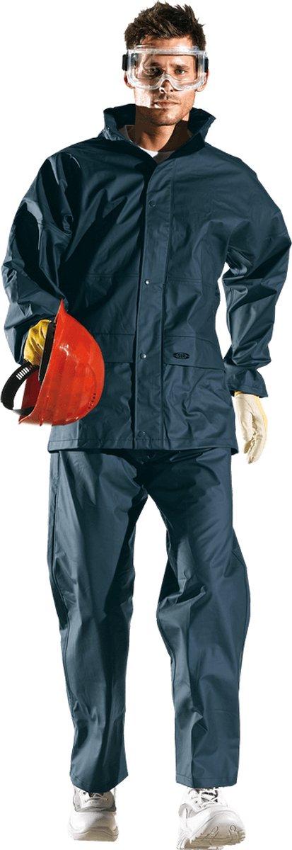 SIR SAFETY SUNCITY Parka Werkjas HEREN Veiligheidsjas Donkerblauw - Waterdicht - Winddicht - Opvouwbare Capuchon