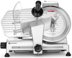 HENDI Snijmachine Profi Line – Hoog vermogen – Veiligheidsfuncties – 250 mm mes