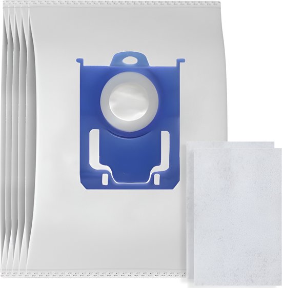 10x sacs d'aspirateur, 2x filtres adaptés à Philips S-bag Performer Silent Compact Active PowerLife PowerGo, série AEG VX6 VX7 Classic Long Performance PH99 FC8021/03 FC8021/05 GR201 GR201S GR201SM