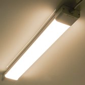 Bol.com ANTEN LED Vochtbestendige Armatuur Led Verlichting met Armatuur 18W 60cm IP65 4000K 1980Lumen Plafondlamp LED TL Werklamp aanbieding