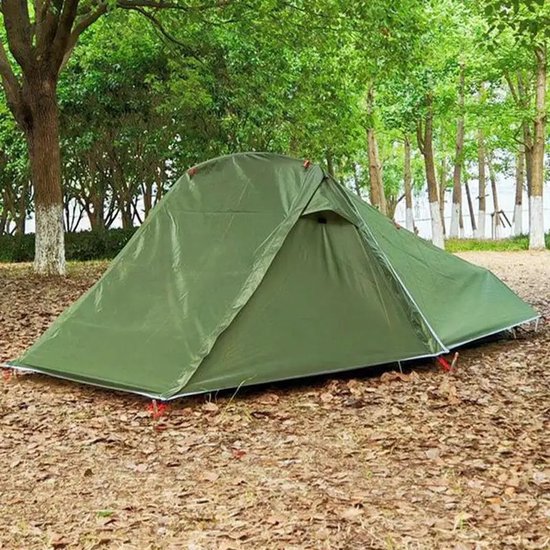 Carlovo Tent - Tunneltent - Koepeltent - Tunneltent - Ultralichte Tent - 2 Persoons Tent - Outdoor - Waterdicht en Winddicht - Groen van Carlovo — afbeelding 5