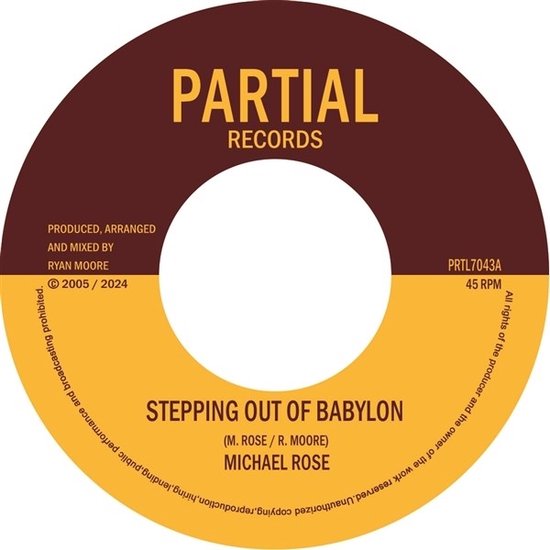 Michael Rose & Twilight Circus - Stepping Out Of Babylon (7" Single)