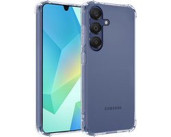 Hoesje - Geschikt voor Samsung Galaxy A16 - Sterk & Shockproof - Siliconen Shock Case - Hoes Cover - Telefoonhoes - Transparant