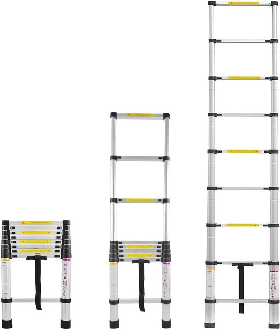 HIGHER 4x2 Aluminium Vouwladder | Multifunctioneel | 7