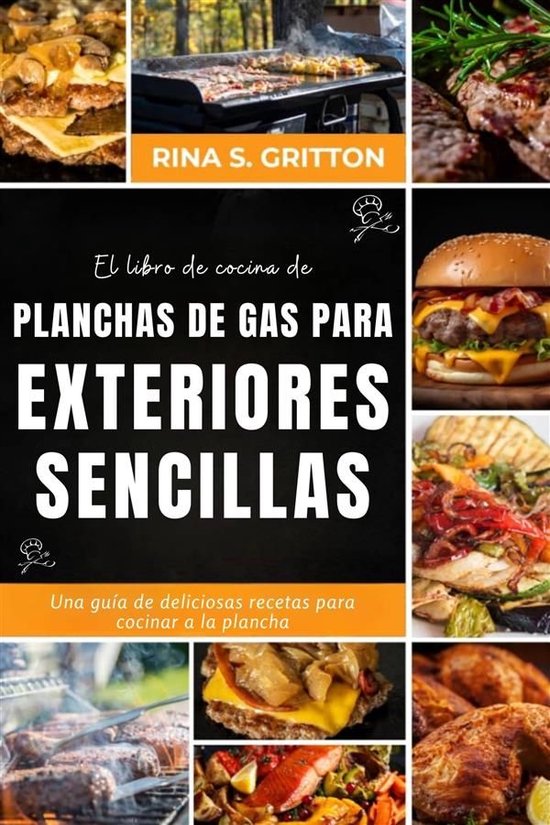 El libro de cocina de planchas de gas para exteriores sencil ... - cover