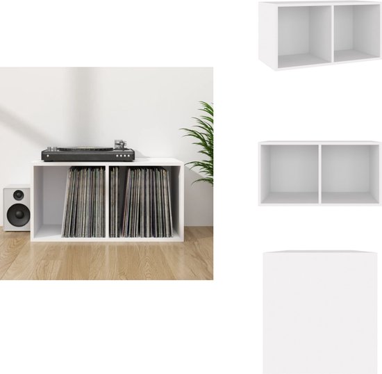 Lp Box Hout vidaXL LP Opbergbox - LP Opbergboxen - Vinyl Opbergbox - Vinyl ...