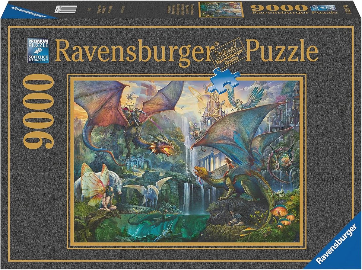 Puzzel 9000 Stukjes Drakenwoud voor Volwassenen