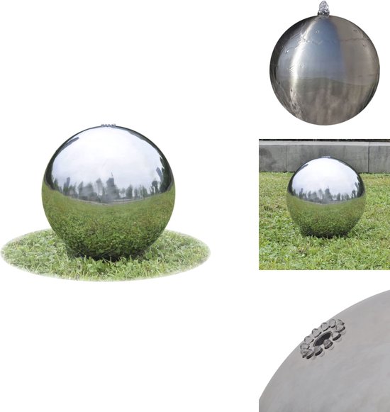 Tuin Staren Ballen Buiten 2Pcs Roestvrij Stalen Bal Spiegel Oppervlak Metalen Bol Outdoor Tuin Decor 59x59x59in Eenvoudig Ontwerp