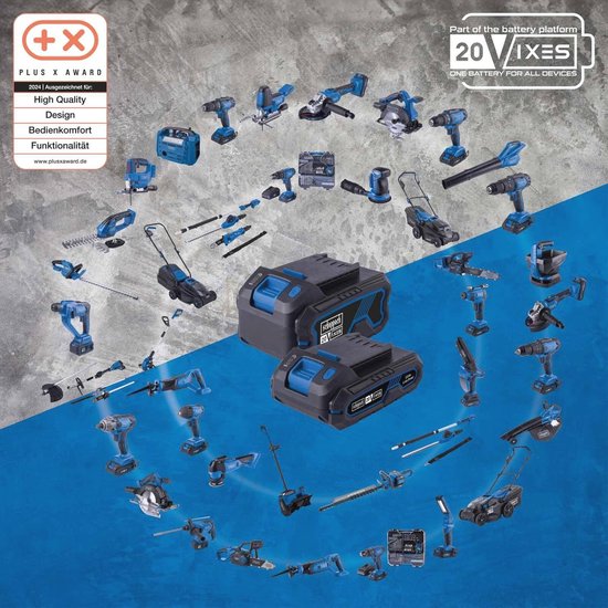 Accu Grastrimmer 300mm - Draadloze Tuingereedschap met Telescopische Stang van Merkloos	 — afbeelding 2