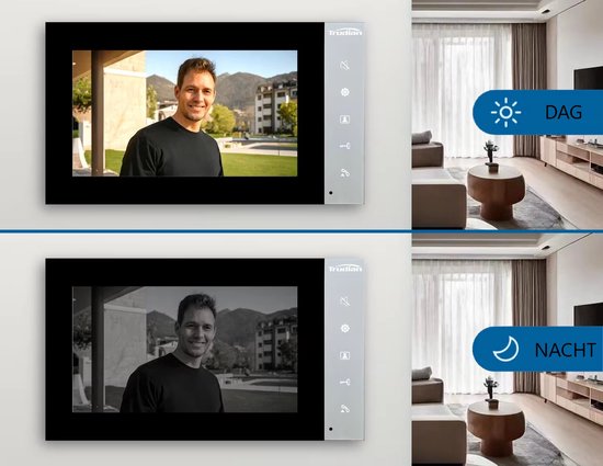 Home-Locking complete deur videofoon 4 draads.DT-2243 van Home-Locking — afbeelding 2