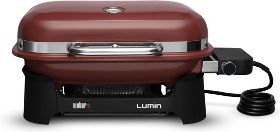 Weber Lumin Compact Barbecue Tafelblad Electrisch Rood 2200 W