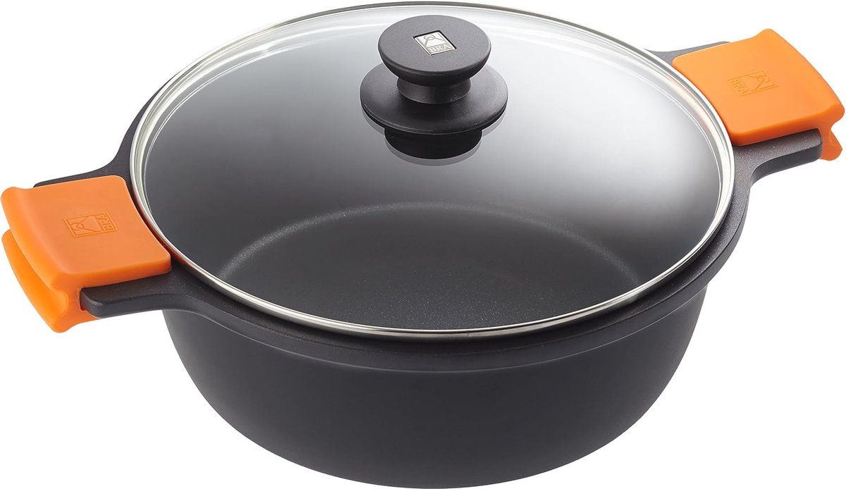 28 cm hoge kookpot - geschikt voor alle fornuizen inclusief inductie, met antiaanbaklaag