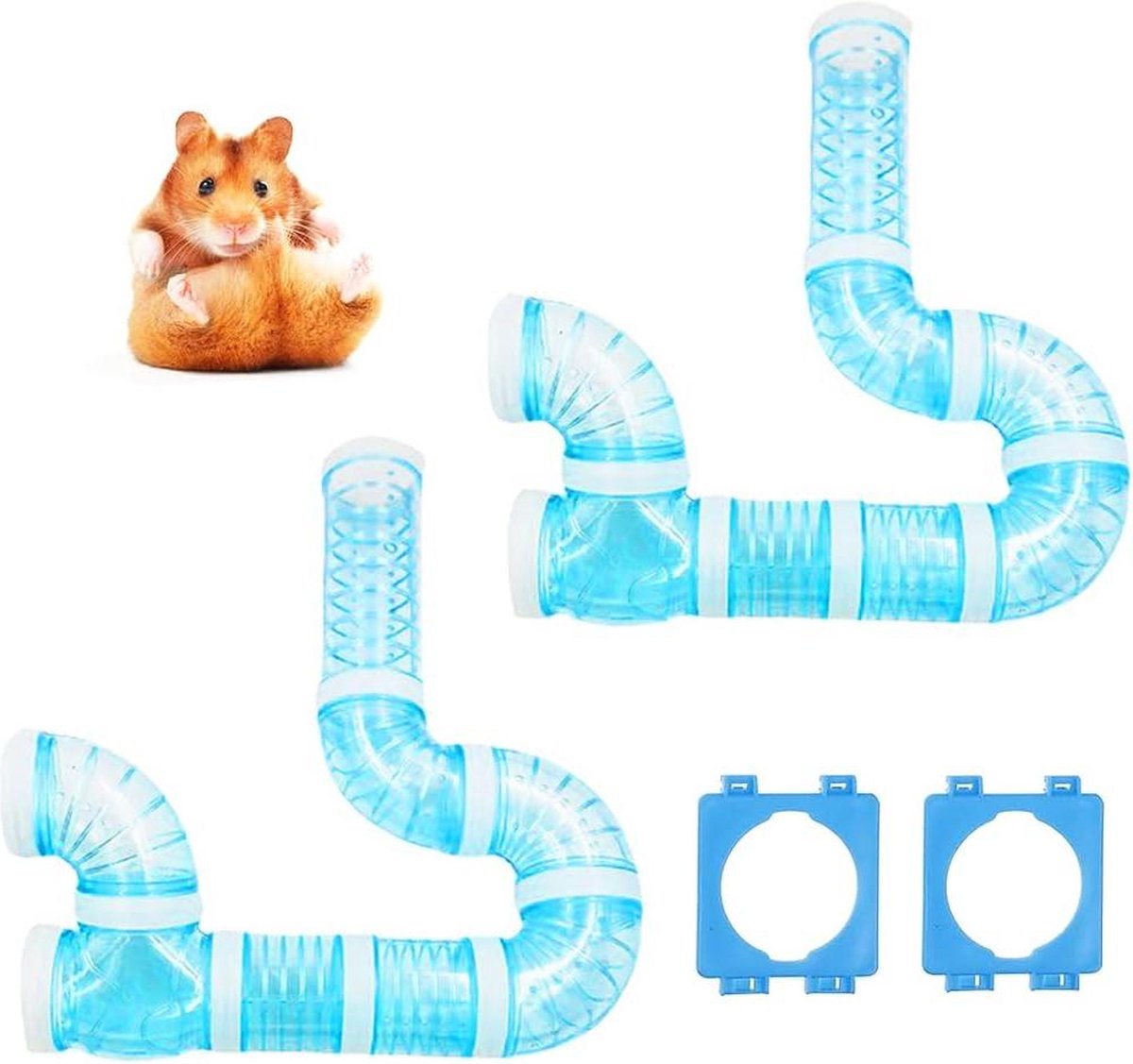 Hamster Tunnel Adventure – Externe Pijp Track – Hamster Kooi Accessoires met Ratten en Muizen – Uitbreiding van de Speelruimte voor Kleine Dieren