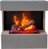 Bol.com Xaralyn Nova EC elektrische wandhaard - Betonlook - met Opti-Myst Cassette 400 - Waterdamphaard - afstandsbediening aanbieding