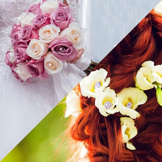 EUPSIIU 300 stuks parelkopspelden voor bloemen, Corsage