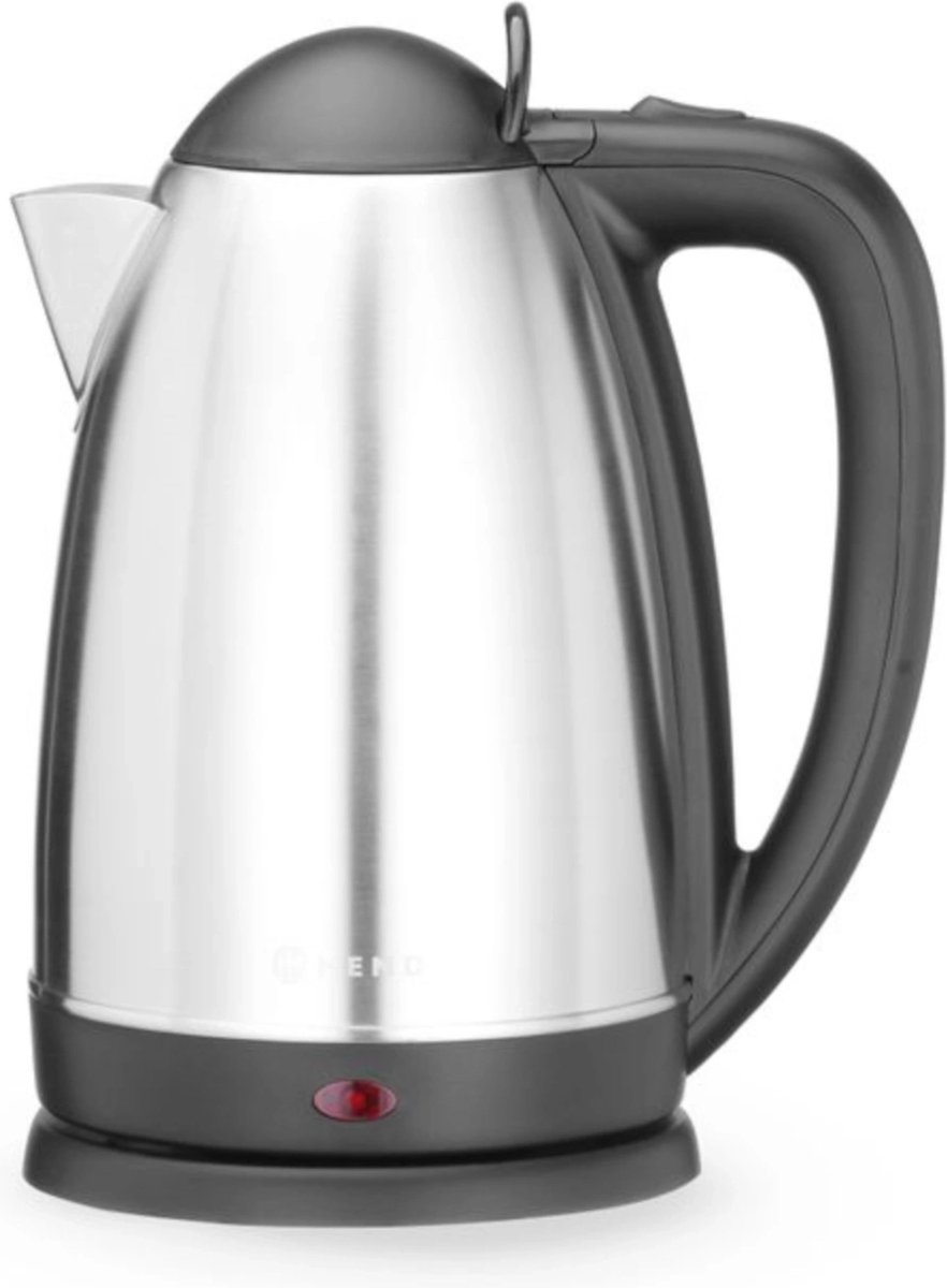 HENDI Elektrische waterkoker – 2,5 L – 2150W – 360° draaibaar – RVS – Droogkookbeveiliging — afbeelding 2