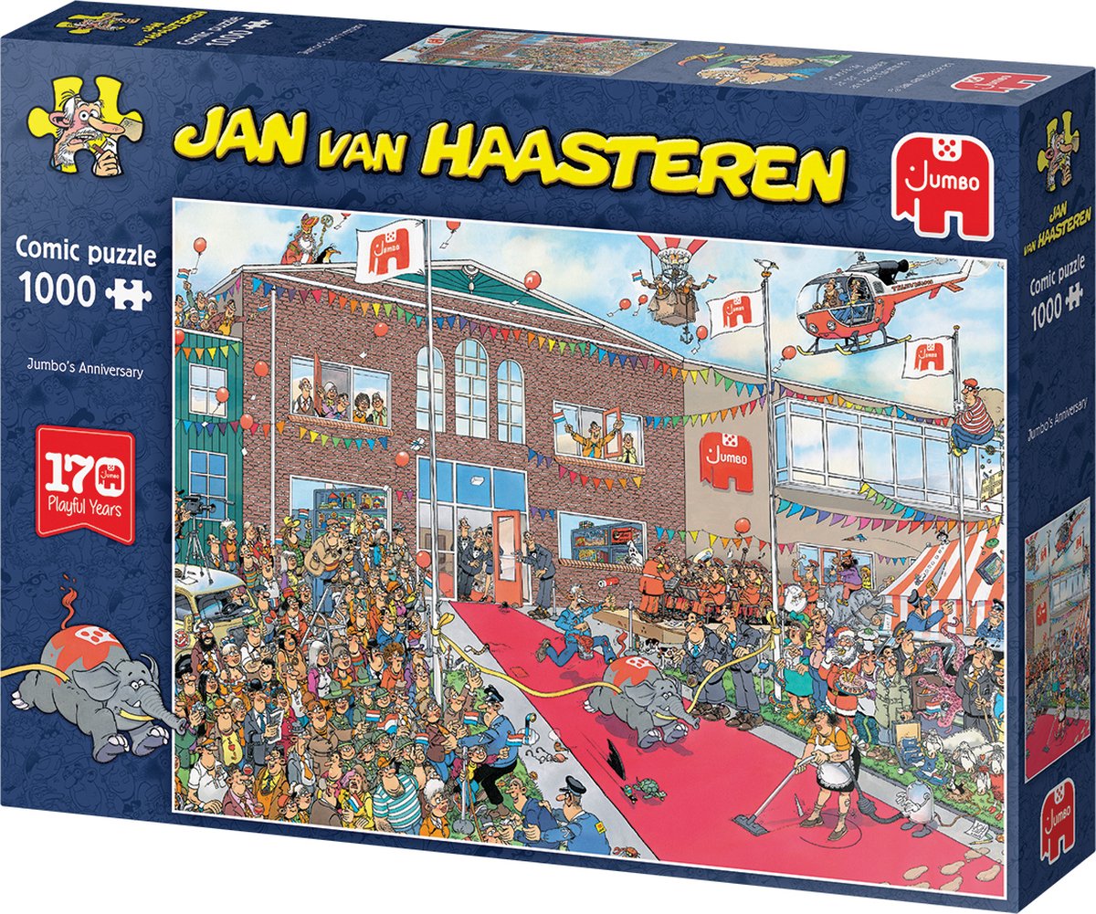 Jan van Haasteren - 170 Jaar Jumbo Jubileum - Puzzel - 1000 stukjes — afbeelding 3