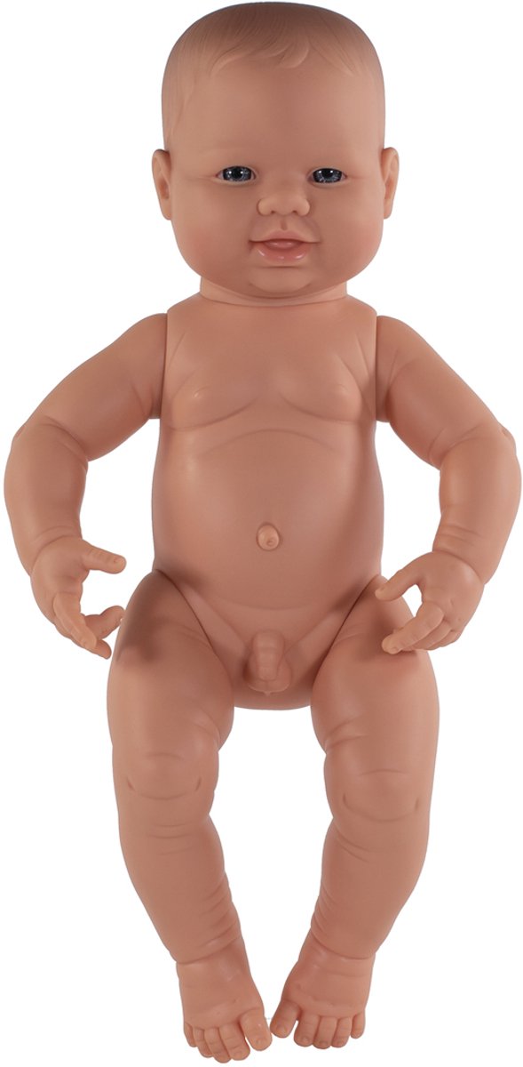 Miniland Baby jongenspop - Levensechte pop voor kinderen vanaf 0,5 jaar — cadeau in Spellen & Speelgoed - foto 5