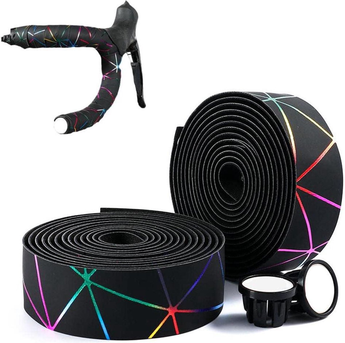 Bar Ends,Embouts De Barre De Yclette, 1 Paire En Alliage D'aluminium Vélo Guidon Bout Bouchons Grip TB Route Montagne Vélo Fin Bouchon Poignées Bouchons (Red