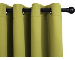 LIFA LIVING Gordijn - Mint - Verduisterend & Geluidswerend - Verduisteringsgordijnen met Ringen - 100% Polyester - 150 x 250 cm - 1 Stuk