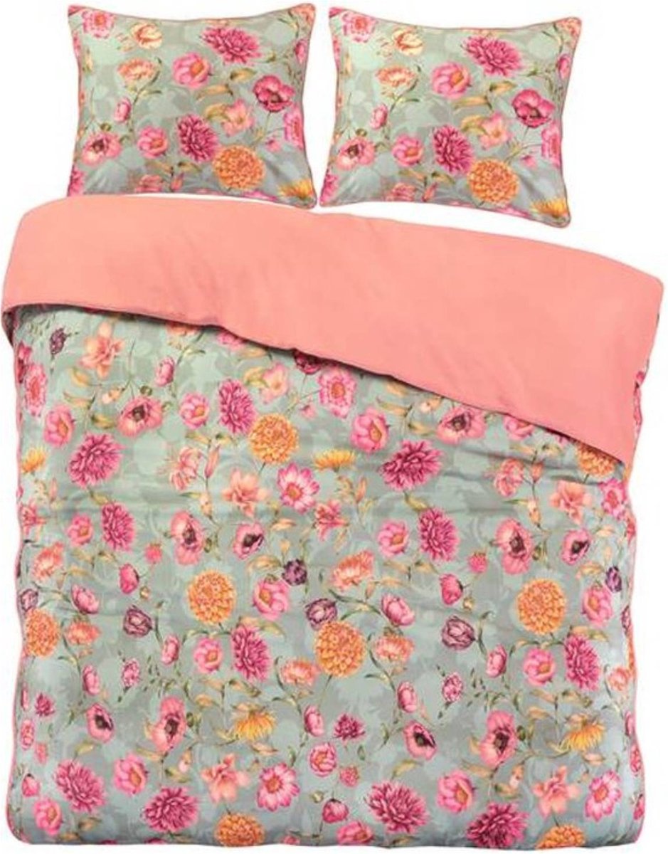 Papillon Lauren Dekbedovertrek - Lits-jumeaux - 240x200/220 cm - Groen