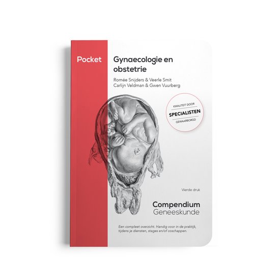 Foto: Pocketversie compendium geneeskunde gynaecologie en obstetrie