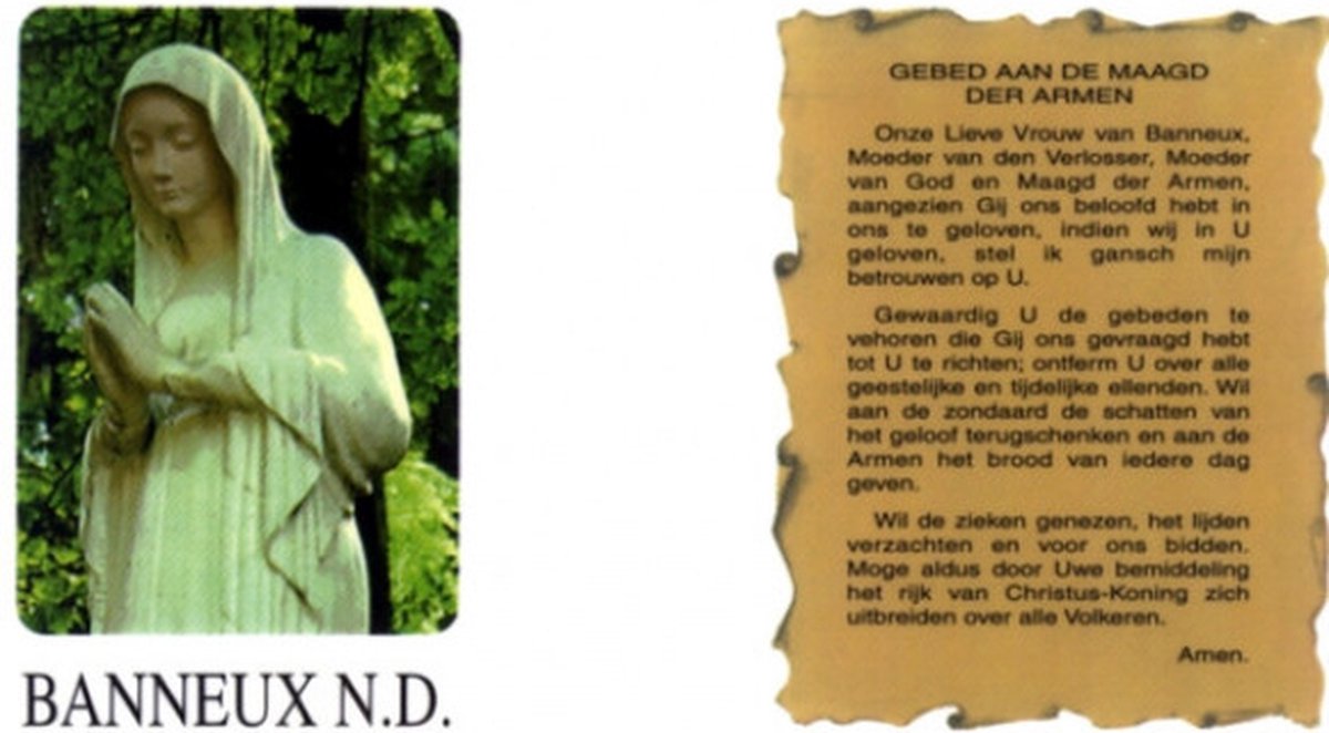 Noveenkaars Wit Banneu Maagd Van De Armen 02