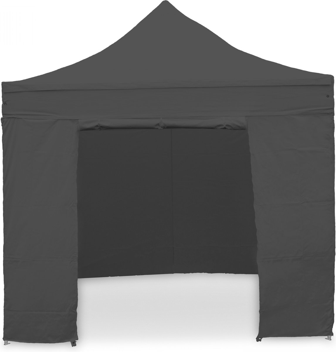 Oviala - Grijze deurmuur van 4 m voor een inklapbare tent