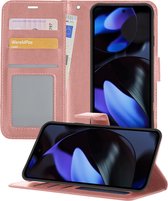 Étui adapté pour Google Pixel 9 Pro XL Case Book Case Cover Wallet Cover Walletcase - Étui adapté pour Google Pixel 9 Pro XL Case Bookcase Case - Or rose