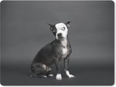 Muismat - Mousepad - Hond - Vlek - Portret - 23x19 cm - Muismatten