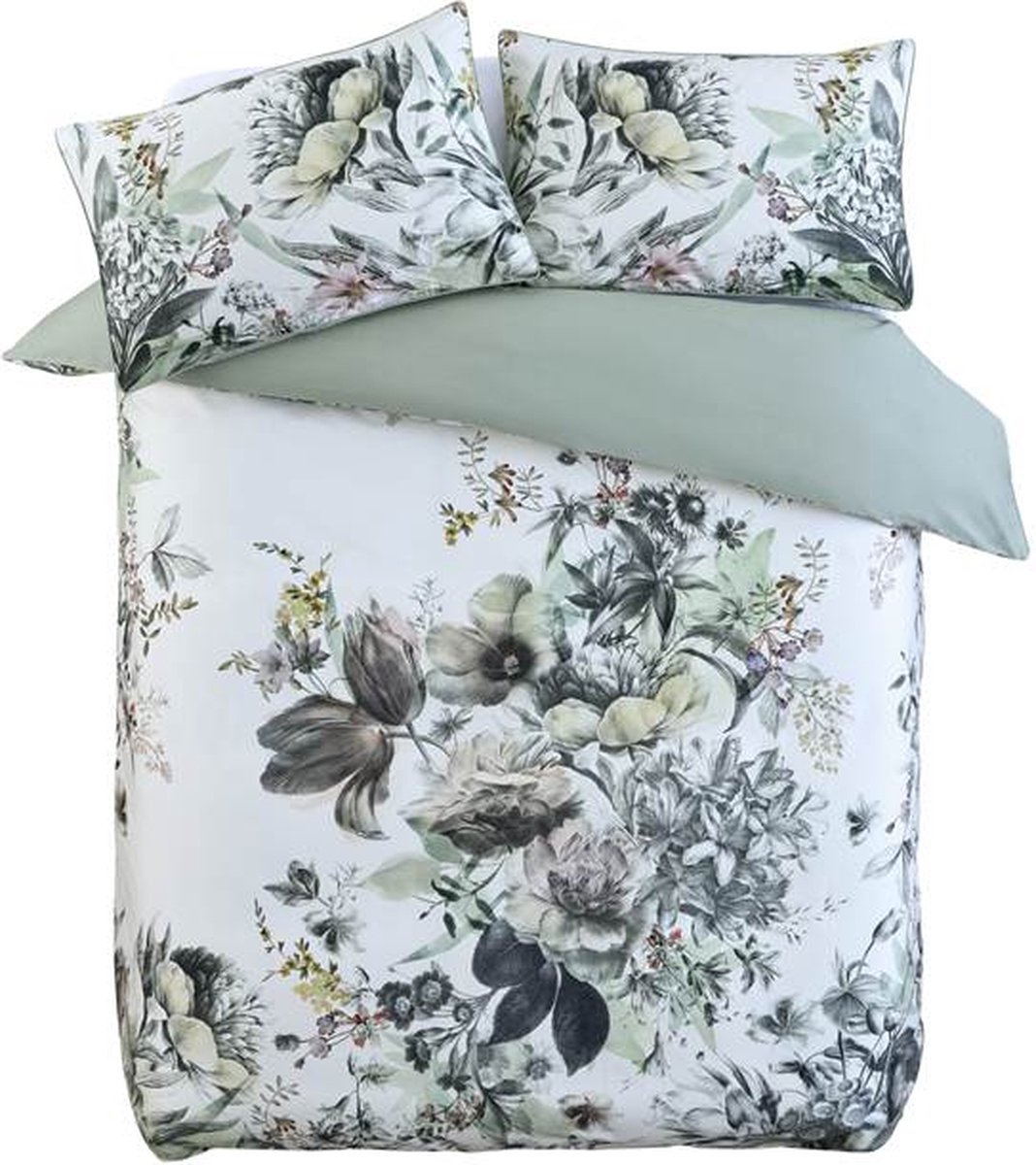 M.M Linen Etoile Dekbedovertrek - Tweepersoons - 200x200/220 cm - Wit
