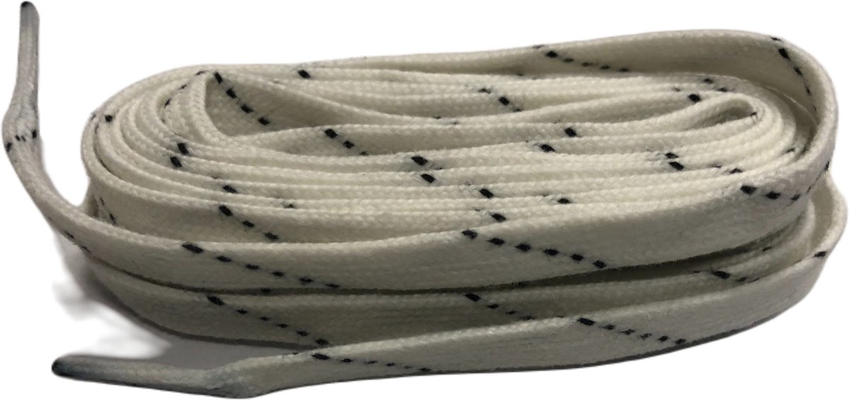 Nice Wax Veter voor noren 160 cm (Diverse Kleuren) (Kleur - Wit, Maat - 160cm)