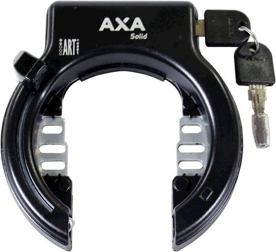 Axa Solid frameslot ART 2, zwart, hoogwaardig, anti-boor, 10 beveiligingsniveau van AXA — afbeelding 5