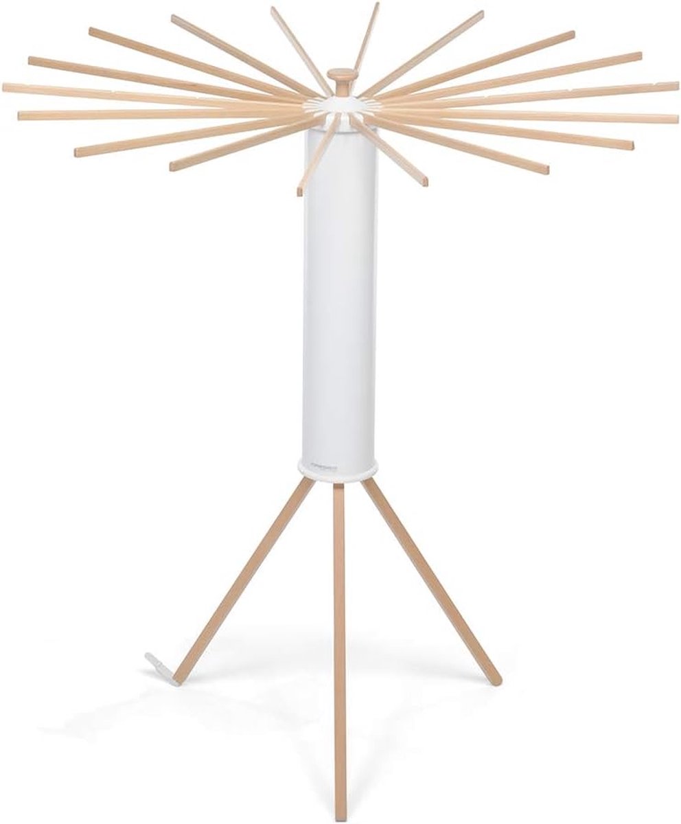 Goedkoopste Octobus wasrek met 18 uitneembare spaken van massief beuken hout