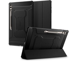 Spigen Rugged Armor Pro Bookcase geschikt voor Samsung Galaxy Tab S9 Ultra - Zwart
