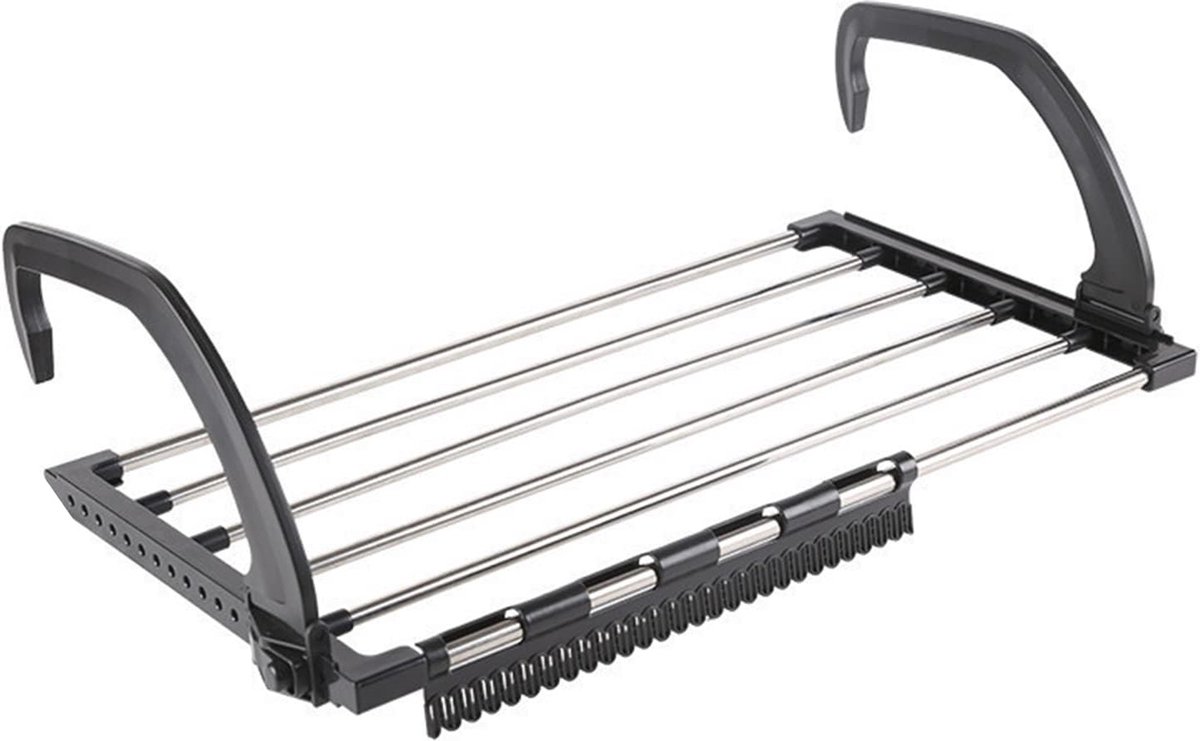 Inklapbare Radiatordroger voor Balkon en Wand - Wasrek 32 x 40 cm