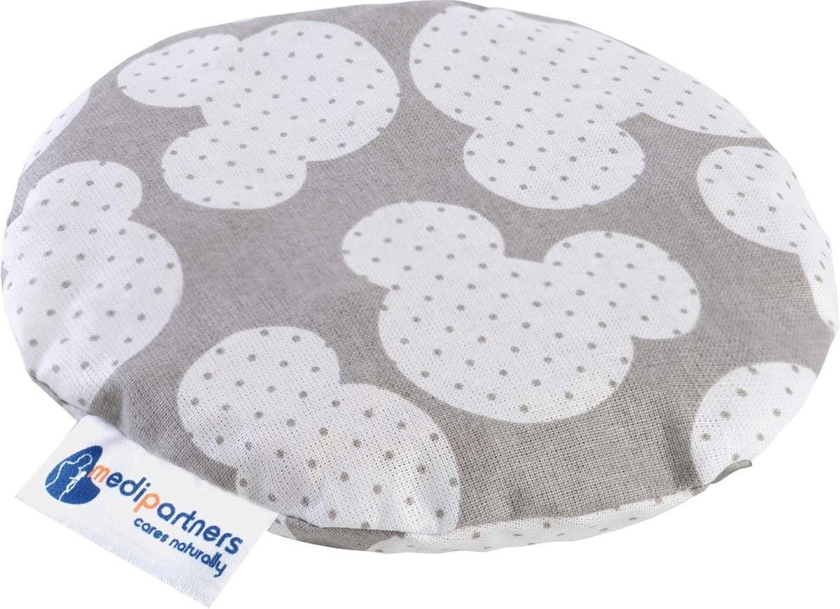 Kersenpitkussen voor Baby's - Warmtekussen 15cm van 100% Natuurlijk Katoen voor Koude en Warme Therapie
