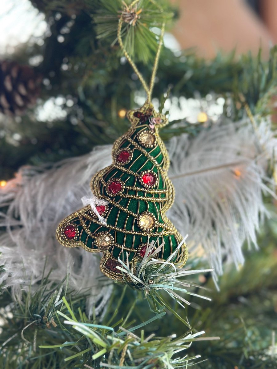 HEM Kerstboom Kerstbal – Kersthanger 12 cm – Ornament Kerstboom – Klassieke Kerstdecoratie voor in de Boom