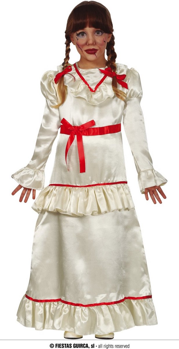 Déguisement Poupée Maudite Annabelle Pour Fille (Adolescente 14-16 Ans) - Costume Halloween Effrayant En Polyester - 2