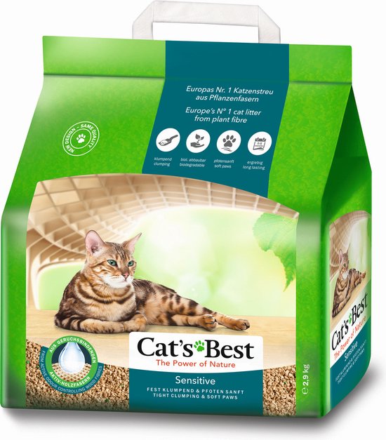 Cat's Best Sensitive - Kattenbakvulling - 8 l