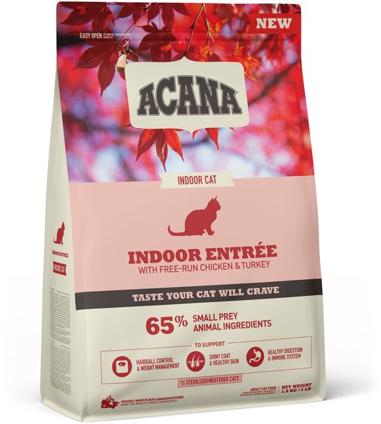 Acana Kattenvoer Indoor Entrée - 1,8 kg