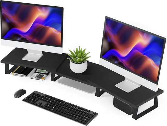 Monitor Standaard - Beeldscherm Standaard Grote monitorstandaard 2- of ...