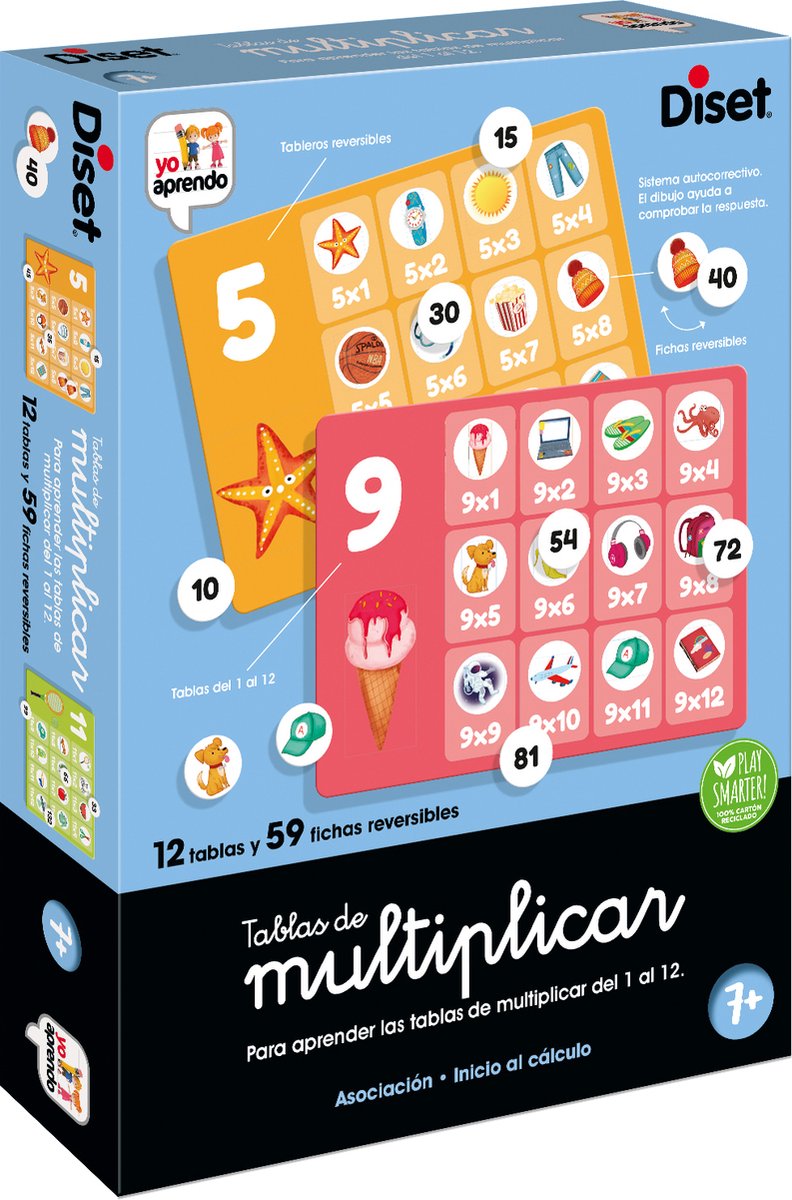 Yo Aprendo - Tablas Multiplicar, 7Y+