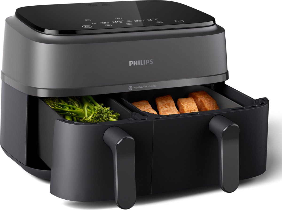 Philips 3000 series - Dual Basket Airfryer - NA350/00 - 9L — afbeelding 6