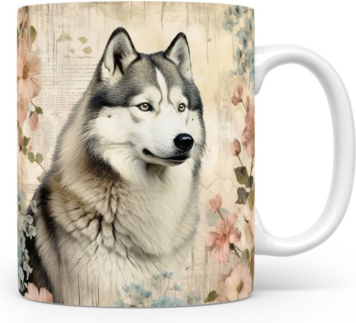 Mok met Alaskan Malamute