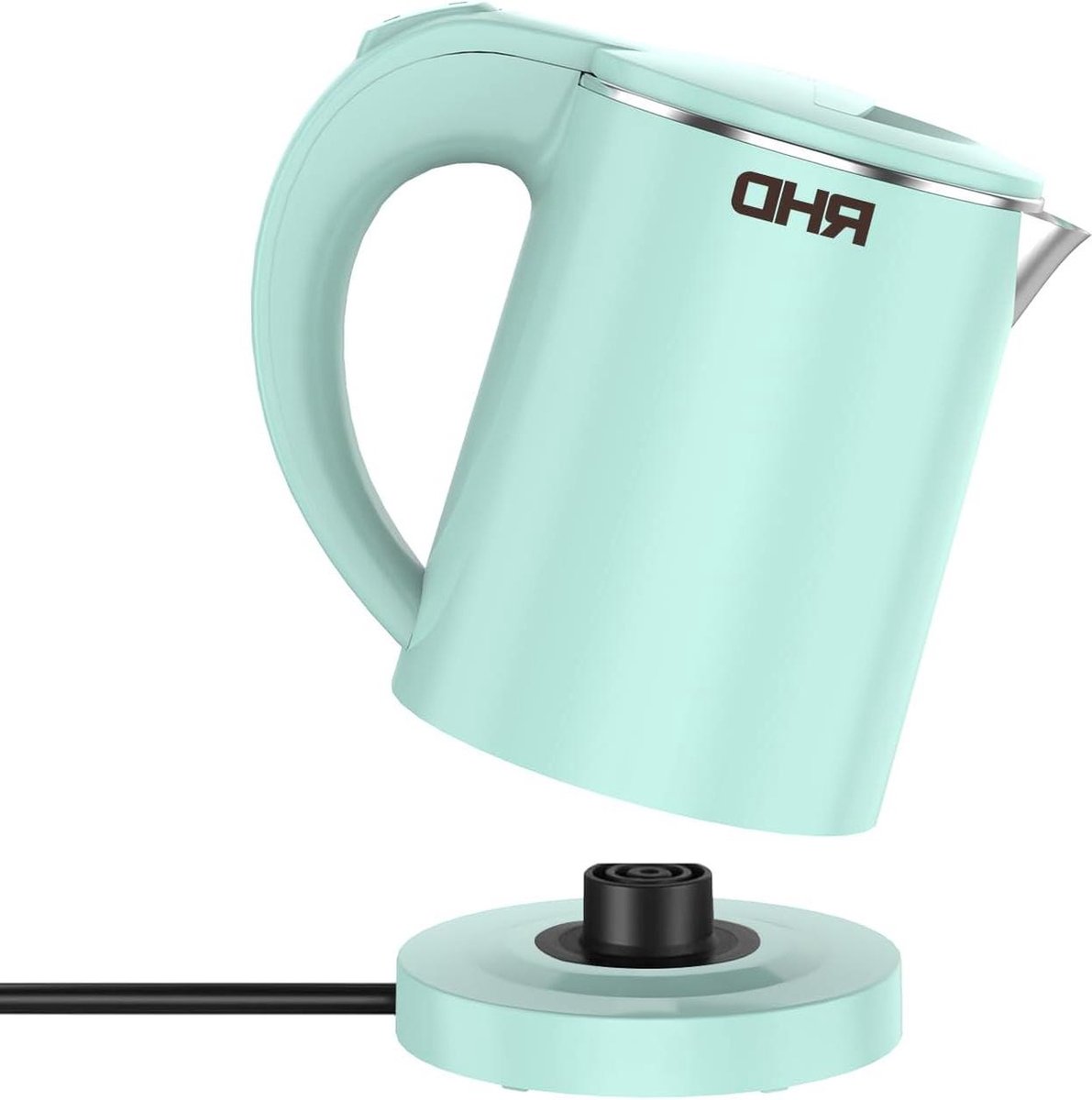 Kleine draagbare waterkoker - kokend water - roestvrij staal - reis - snel koken - theepot - droogkookbescherming - automatische uitschakeling - reizen - koken - koffie - thee